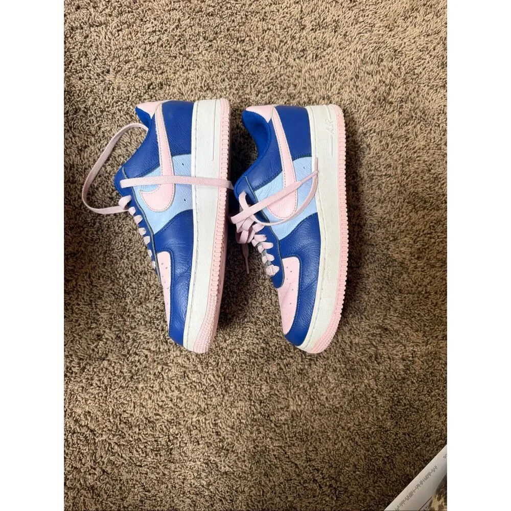 Nike Air Force 1 ‘07 LV8 DV3892-900 Blue Pink Pastel Low Top Sneakers Women’s 8